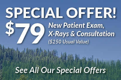 New patient exam special offer