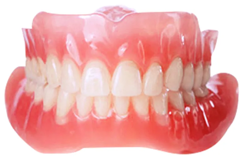 Image of acrylic dentures.