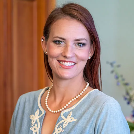 Image of a patient smiling.